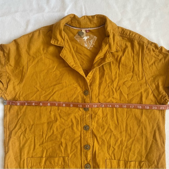 Pilcro Anthropologie NWOT Linen Blend Button Down Shirt Dress Size S - Picture 6 of 8